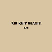 Rib Knit Beanie